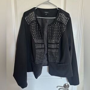 Torrid Black Studded Blazer